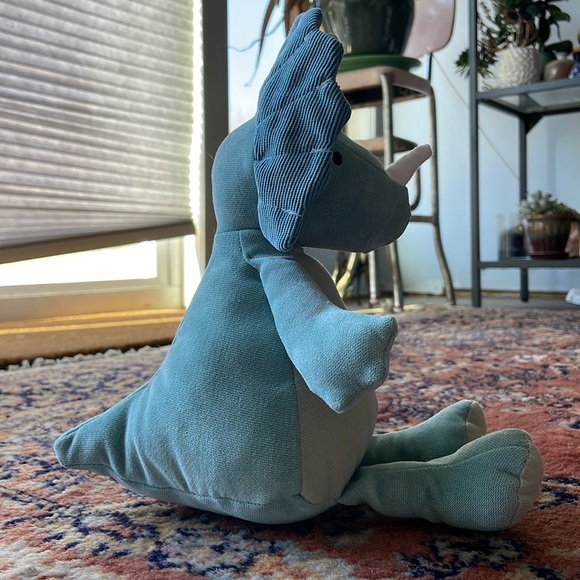 Anthropologie Triceratops Plushie - Picture 2 of 6